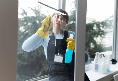 Nettoyage de vitres intérieures et extérieures à Breugnon